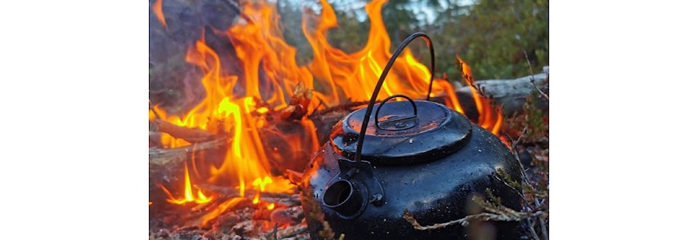 Spasertur fra Natre til gapahuk på Bergstoppen med bålkos, gløgg og snacks